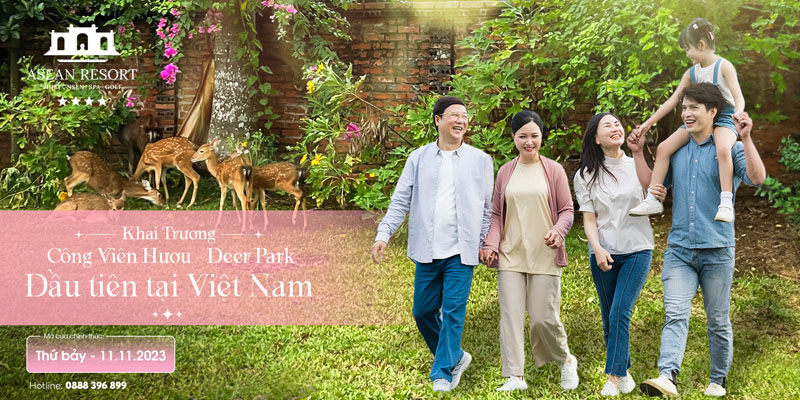 Công Viên Hươu Đầu Tiên Tại Việt Nam