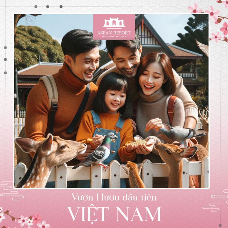 Công Viên Hươu Đầu Tiên Tại Việt Nam